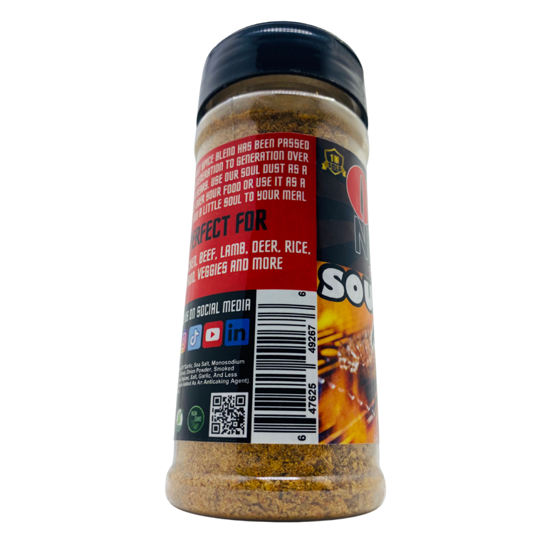 Nicobi Foods Soul Dust Mild All Purpose Seasoning Low Sodium Vegan