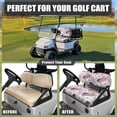 thumbnail image 5 of Yuyamidu 2 PCS Star Golf Cart Seat Covers American Flag Golf Cart Backrest Bottom Seat Cover for Most Golf Carts Club Cars and More 2 Person Seat, 5 of 8