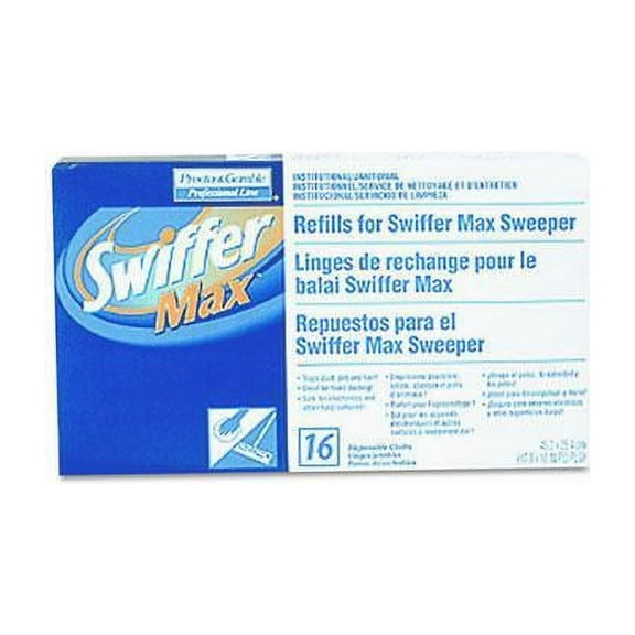 Refill Cloths, 17 7/8 X 10, White, 16/box, 6 Boxes/carton