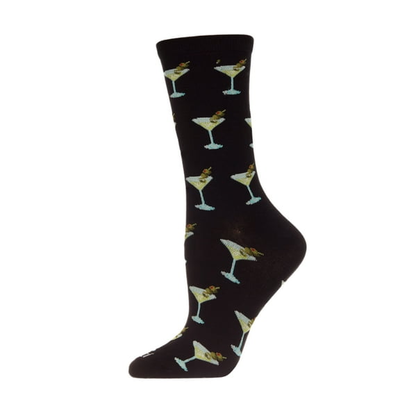 MeMoi Shaken Not Stirred Bamboo Blend Crew Sock - Mens - Male