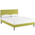 thumbnail image 3 of Modway Phoebe King Upholstered Platform Bed with Round Tapered Legs, Multiple Colors, 3 of 7