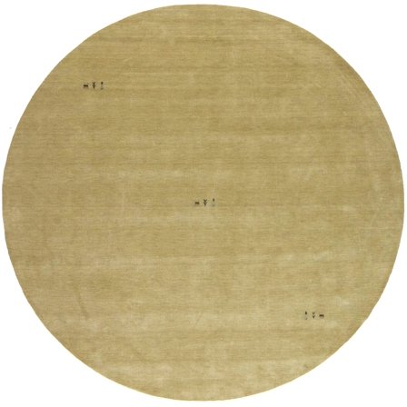 Beige Tribal 6X6 Gabbeh Modern Round Rug