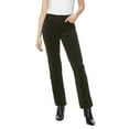 thumbnail image 6 of Buffalo David Bitton Women's Stretch Straight Leg Corduroy Pant, Mulberry, 4/27, 6 of 6