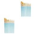 thumbnail image 2 of sweethay 10 pinceles para pintar, pinturas acrílicas de acuarela de aluminio, pinceles portátiles para adultos, accesorios para estudiantes, Azul 2Conjunto, 2 of 6