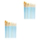 thumbnail image 2 of sweethay 10 pinceles para pintar, pinturas acrílicas de acuarela de aluminio, pinceles portátiles para adultos, accesorios para estudiantes, Azul 2Conjunto, 2 of 6