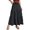 Skirt 321# Black, variant on oqasdz Women's Summer Linen Solid Color A Line Wrap Skirt with Drawstring Flowy Boho Ruffle High Waist Beach Fashion Outdoor Long Skirt