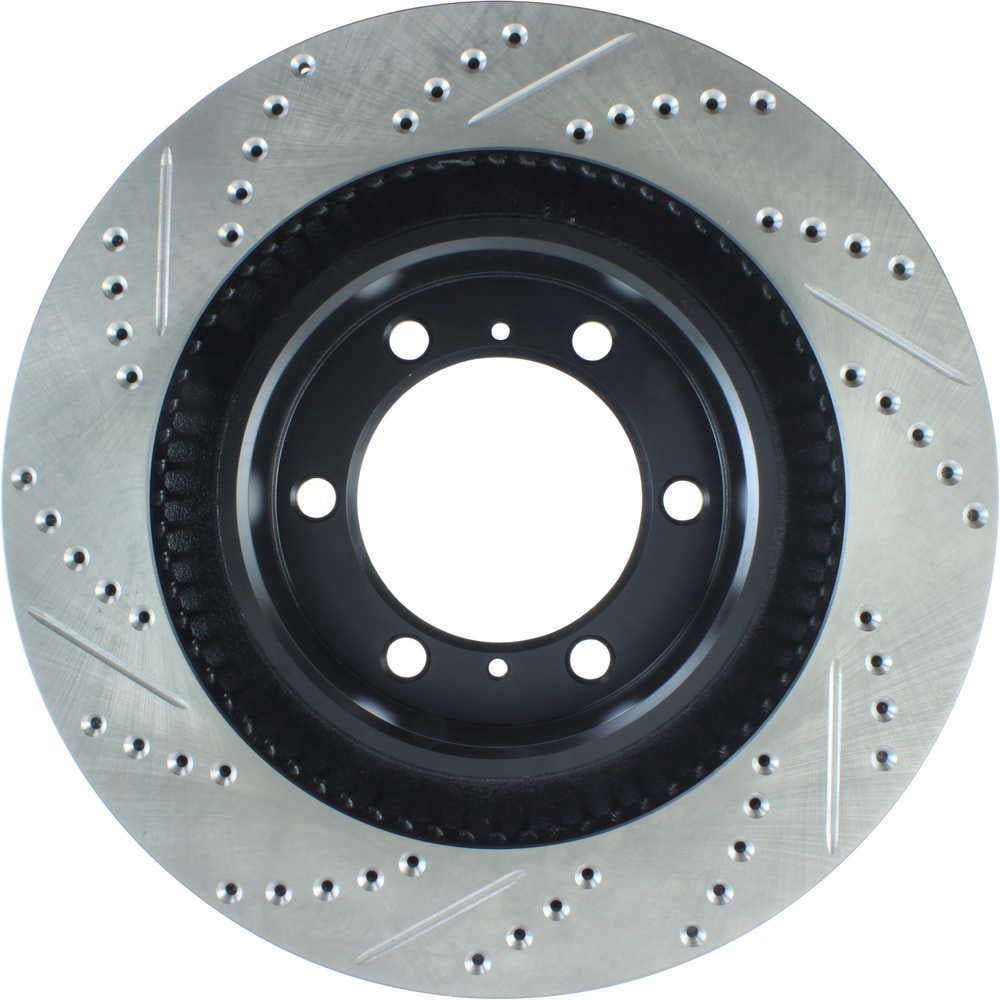 StopTech Slotted & Drilled Sport Brake Rotor Fits select: 2002-2006 VOLKSWAGEN GOLF, 2000-2006 AUDI TT