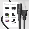 thumbnail image 5 of TNP Products 15 ft Cord Power Cable, Black, 5 of 6
