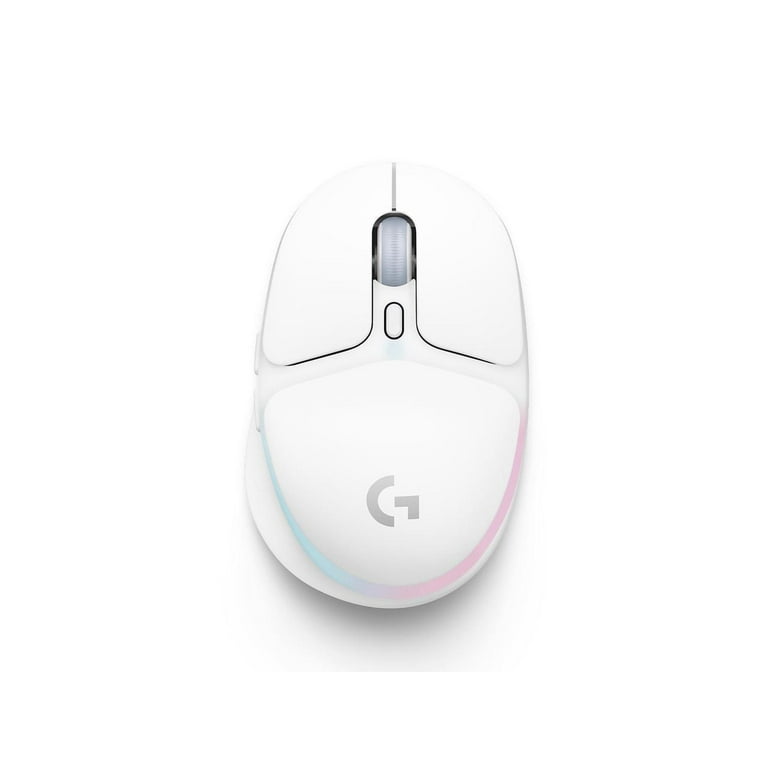 G705 Bluetooth White Lighting, Logitech Mouse, PC/Mac/Laptop Connectivity, Wireless - LIGHTSYNC Lightspeed RGB Lightweight, Gaming Mist Customizable Wireless,
