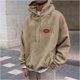 thumbnail image 1 of Sudadera con capucha para hombre, estilo casual, con cuello redondo, estampado, manga larga, blusa de poliéster, 1 of 6