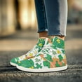 thumbnail image 2 of Psesaysky Green Hat Four Leaf Clovers Barefoot Shoes for Women Soft Comfortable Durable Sneakers Size 6-13.5, 2 of 7