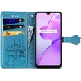 thumbnail image 2 of for Oppo A77 5G Wallet Case, Cat Dog Cartoon Cute Style with ID Card Holder PU Leather Flip Phone Cover Case for Oppo A77 5G MG Blue, 2 of 7