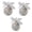 D, variant on Partheme Tree Ball Ornaments Clear Feather Ball Angel Memorial Ornament I Have an Angel in Heaven I Call Him Dad - Family Memorial Loss of Loved One Hanging Pendant Xmas Tree Décor, F