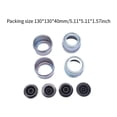 thumbnail image 2 of Miulika Dust Cap with Rubber Plug Campers Axle Dust Cap Cup Garage Trailer Hub Cover, 2 of 9