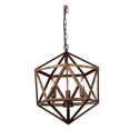 thumbnail image 1 of CWI Lighting Suspension à 4 Lumières avec Fini Cuivre Forgé Antique, 1 of 2