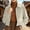 Beige, variant on Short Jackets for Women Faux Suede Zip Front Jacket, Solid Long Sleeve Turn Down Collar Short Coat with Side Pockets and Lining, Casual Vintage Style Outerwear