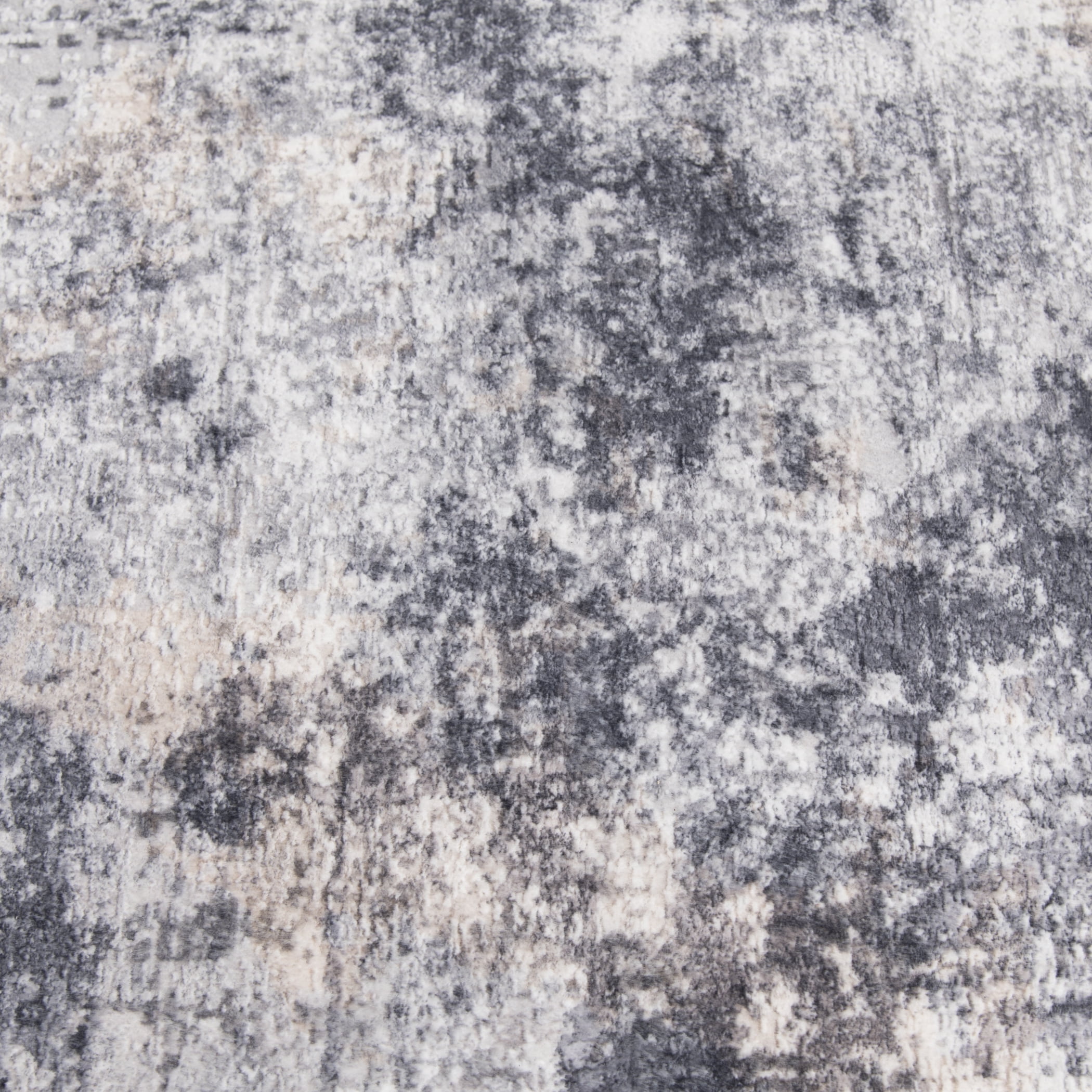 Better Homes & Gardens 5' x7' Grey Beige Abstract Machine Washable Faux Fur Indoor Area Rug