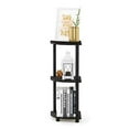 thumbnail image 6 of Furinno 12077EX/BK Turn-n-Tube Multipurpose 3-Tier Corner Shelf, Espresso/Black, 6 of 8