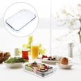 thumbnail image 4 of Glass Baking Dish Transparent Rectangular For Households 1Pcs 9.9X5.9X1.8In, 4 of 5