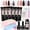 Multicolor, variant on Morovan Poly Gel Nail Kit Starter Kit: 6 Colors Poly Nail Gel Kit with U V Lamp Complete Nail Extension Poly Gel Kit for Beginners