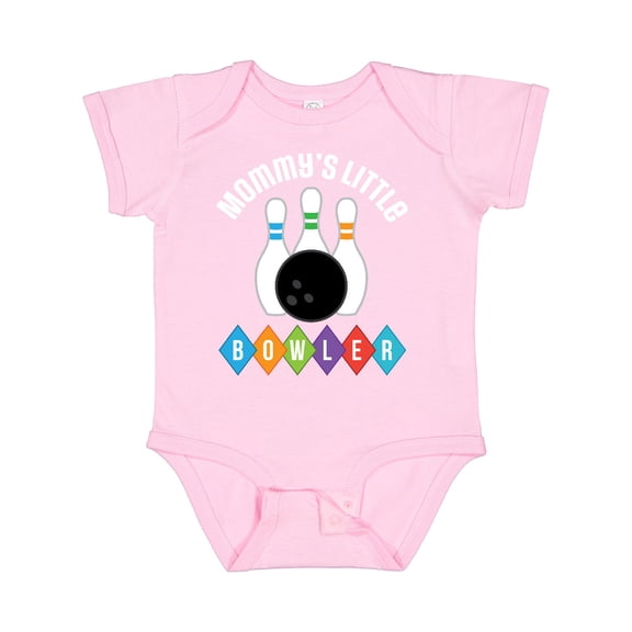 Inktastic Bowling Mommys Little Bowler Boys or Girls Baby Bodysuit