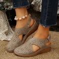 thumbnail image 2 of Closed Toe Sandals Women: Summer Dressy Wedge Sandal - Fisherman Comfortable Hollow Out Sandals, 2 of 9