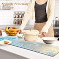 thumbnail image 2 of FREEAMG Rainbow Marble Artistic Long Trivet Table Runner Non-Slip Heat Resistant Table Protector Waterproof Easy to Clean Luxurious Hot Pads Pot Holder Table Mats, 2 of 7