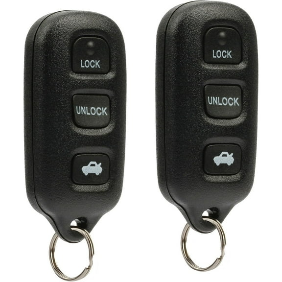 Key Fob Keyless Entry Remote fits 1998 1999 2000 2001 2002 2003 2004 Toyota Avalon (HYQ12BBX w/Panic), Set of 2