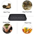 thumbnail image 3 of LIVEYOUNG Black Boot Tray Mat Multi-Purpose Shoe Tray Mat For Plants Pet Bowls Indoor black average, 3 of 9