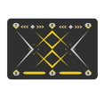 thumbnail image 1 of Almencla Football Footstep Training Mat Balle Control Trainer pour Professionnels Adultes Type D, 1 of 8