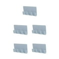 thumbnail image 1 of maskred 2*Practical Wall Phone Holder Charging Box Bracket Stand Towel Holder Keys Shelf Blue 5Set, 1 of 6