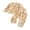 Beige, variant on Cjfdfy Toddler Baby Girls Halloween Pajama Set Pumpkin Bow Print Button Down Long Sleeve Tops And Pants Infant Cute My First Halloween Holiday Sleepwear 1-6Y