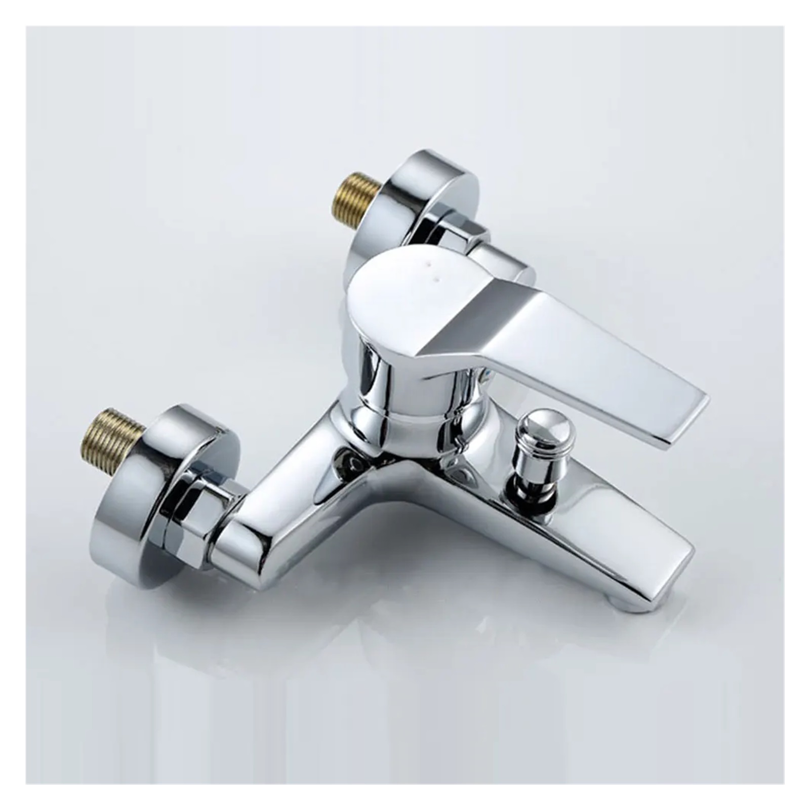 Hot And Cold Mixing Water Wall Mounted Shower Faucet, Bathtub Faucet Handheld Shower Tap Faucet Bathroom Accessories ,Easy to Install
