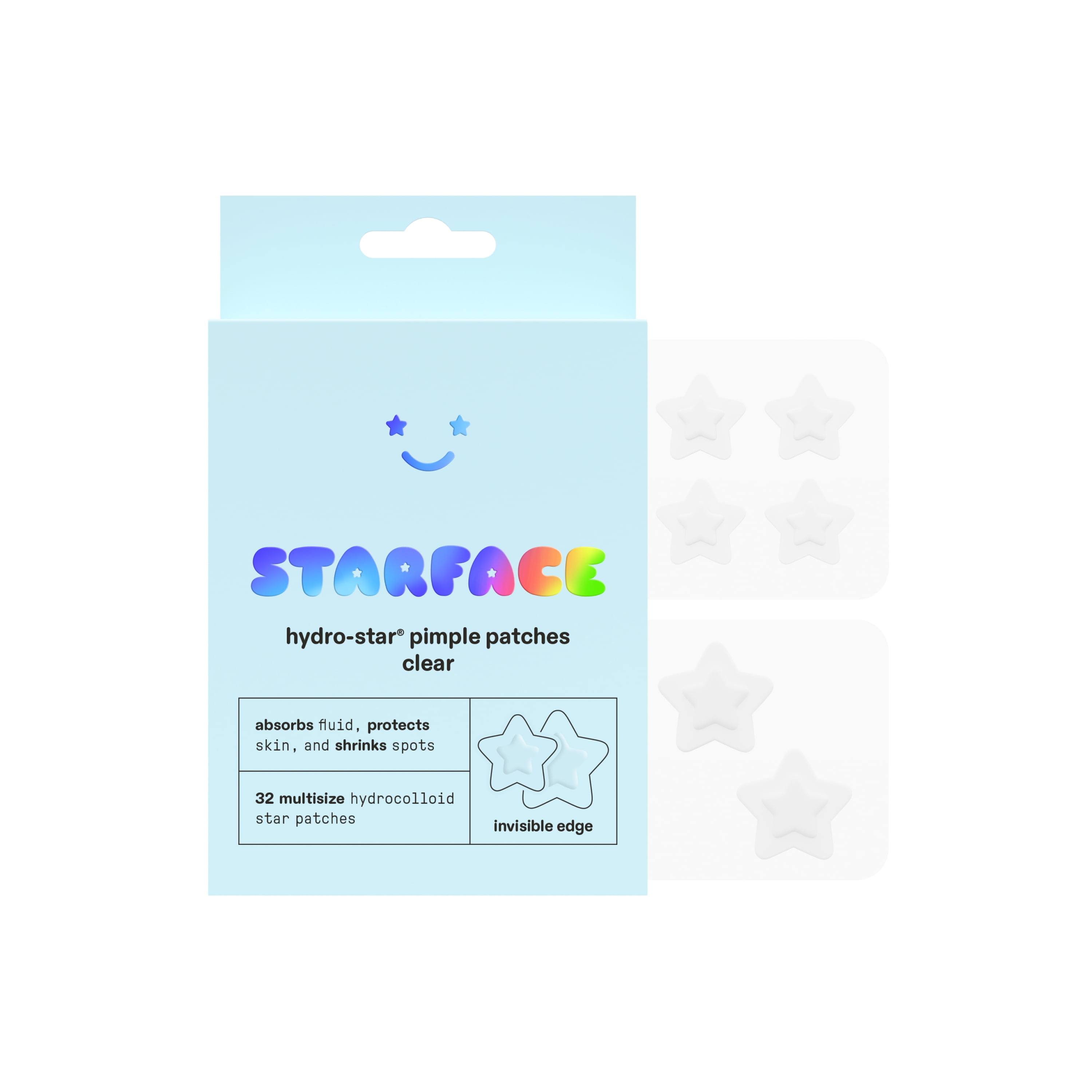 STARFACE Hydro Stars Hydrocolloid Pimple Patches 32 Count