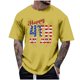 thumbnail image 2 of Tops para hombre, blusas y camisas de cuello redondo y manga corta para hombre, tops casuales de cuello redondo y manga corta con estampados especiales para hombre., 2 of 5