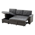 thumbnail image 2 of Bowery Hill 2-Piece Set with Reversible Sleeper Sofa & Wood Coffee Table, 2 of 14