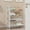 white, variant on RnemiTe-amo 4 Tier Shoe Rack for Entryway, Black