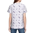thumbnail image 7 of Wukai Lavender Flowers Youth Unisex Short Sleeve T-Shirt for Boys, Girls, Teens, and Kids-X-Small, 7 of 7