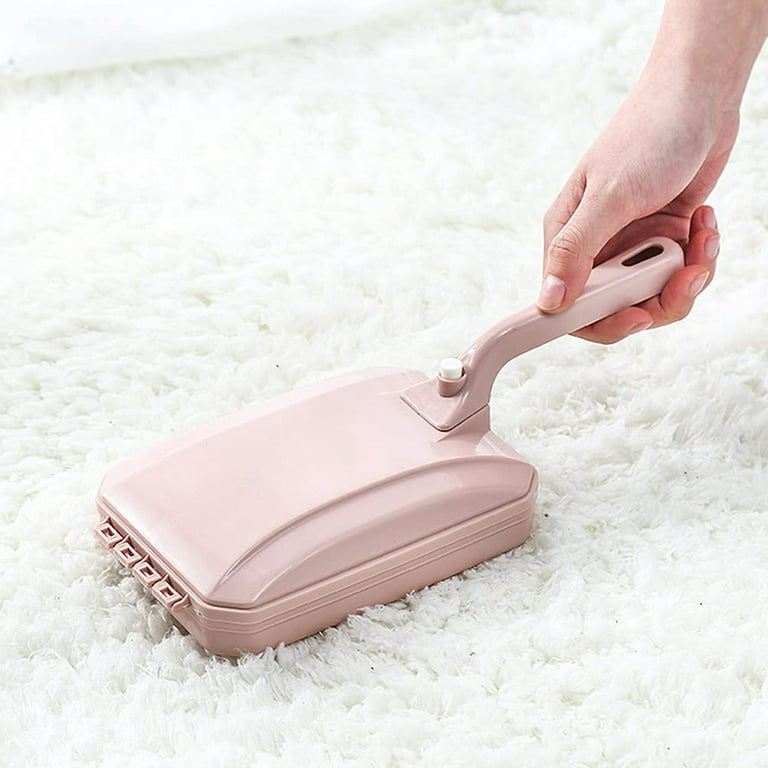Carpet Cleaner Brush Dirt Handheld Sofa Bed Pet Hair Debris Dirt Fur Roller  Brush Household Cleaning Tool 