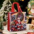 thumbnail image 6 of Luxcidy Christmas Gift Bags, Red Gift Bags, 9.06 x 7.08 x 3.93 inch Christmas Kraft Gift Bags, Kraft Paper Shopping Bags with Handles, for Birthday, Wedding, Party, Xmas (A), 6 of 6