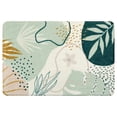 thumbnail image 2 of Alfombra de baño Uphome, moderna, abstracta, terciopelo, antideslizante, 50 x 80 cm, 2 of 7