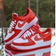 thumbnail image 4 of Ni&ke Air Force 1 Low Custom Team Orange Men’s Size 13 White DC2911-101, 4 of 6