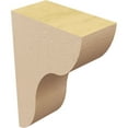 thumbnail image 5 of 2"W x 4"D x 6"H Classic Carmel Rough Cedar Woodgrain TimberThane Corbel, Primed Tan, 5 of 6