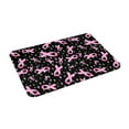 thumbnail image 2 of Fotbe Extra Durable Door Mat - Dirt Trapping Outdoor Welcome Mats - Non-Slip Outdoor Door Mats - Low Profile Front Door Mat - Indoor (16" x 24", Breast Cancer Awareness (2) ), 2 of 9