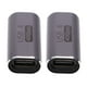 thumbnail image 1 of Adaptador USB Tipo C A Tipo C Hembra A Hembra 40Gbps Transferencia De Datos 100W Carga Rápida USB C Conector Recto 2 Uds, 1 of 7
