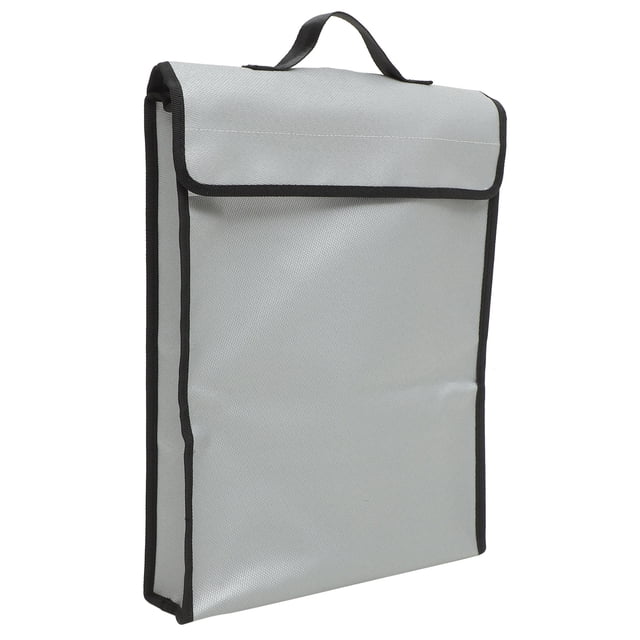 Shisuyan Sac de Documents Résistant au Feu Sac de Rangement Imperméable Pochette de Protection pour Argent