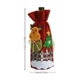 thumbnail image 2 of Funda para botella de vino de Navidad Toystoory manga apliques 3D cubiertas de champán para fiesta, 2 of 6