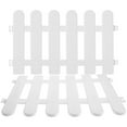 thumbnail image 2 of Guangmc 2 White Garden Picket Fence Edging Panels - 50cm x 30cm, 2 of 5