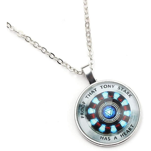 Iron Man Necklace Proof That Tony Stark Has A Heart Circle