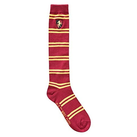 

Harry Potter Gryffindor Striped Juniors/Ladies Knee High Socks with Embroidered Crest